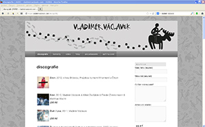 Webdesign www stránek pro Vladimíra Václavka